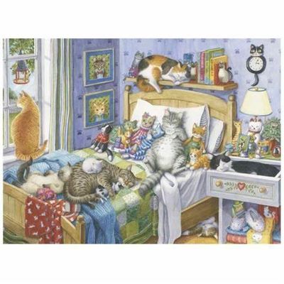 Casse-tête 500 pièces XL Ravensburger - Le somme des chats