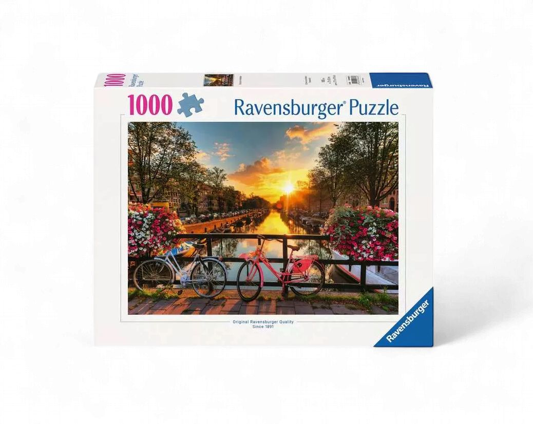 Casse-tête 1000 pièces Ravensburger - Vélos à Amsterdam