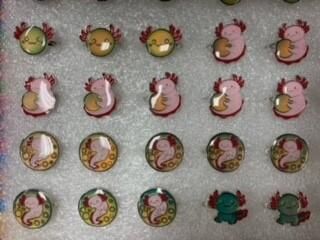 Bague d'humeur ajustable - Axolotl