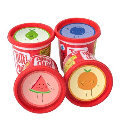 Pâte à modeler Tutti Frutti - Recharge  4 pots parfum d'été