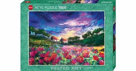 Casse-tête 1000 pièces Heye - Sundown poppies