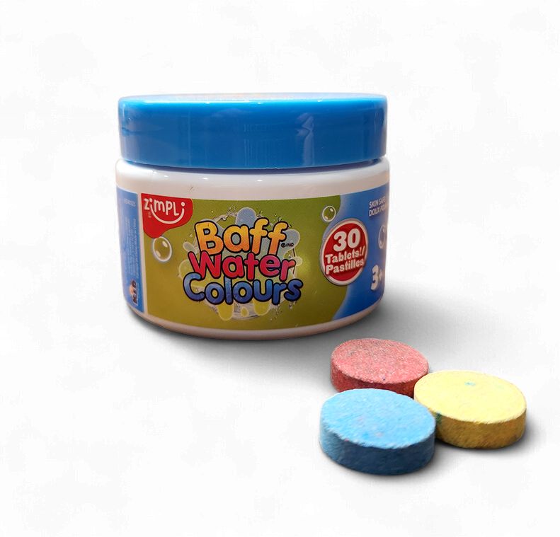 Pastilles de bain colorées (30 pastilles)