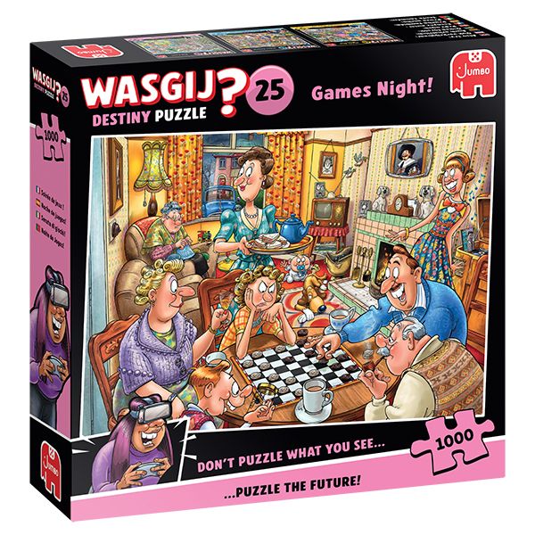 Casse-tête 1000 pièces Wasgij Destiny NO25 - Soirée jeux