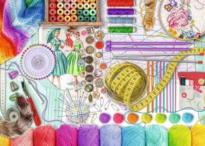 Casse-tête 500 pièces XL Ravensburger - Atelier de couture