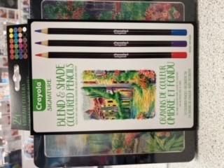 Crayola - 24 crayons couleur ombre et fondu