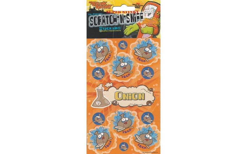 Autocollant odeur oignon