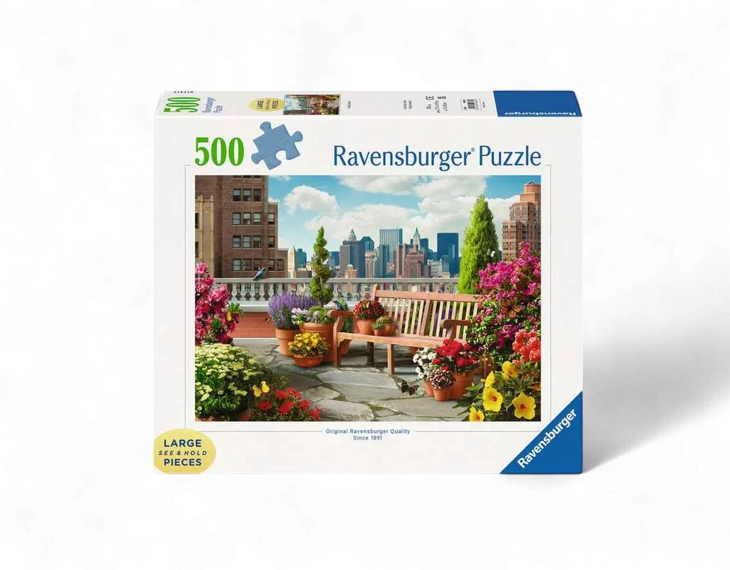 Casse-tête 500 pièces XL Ravensburger - Jardin sur le toit