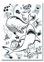 Chandail à colorier 4-7 ans - Océan