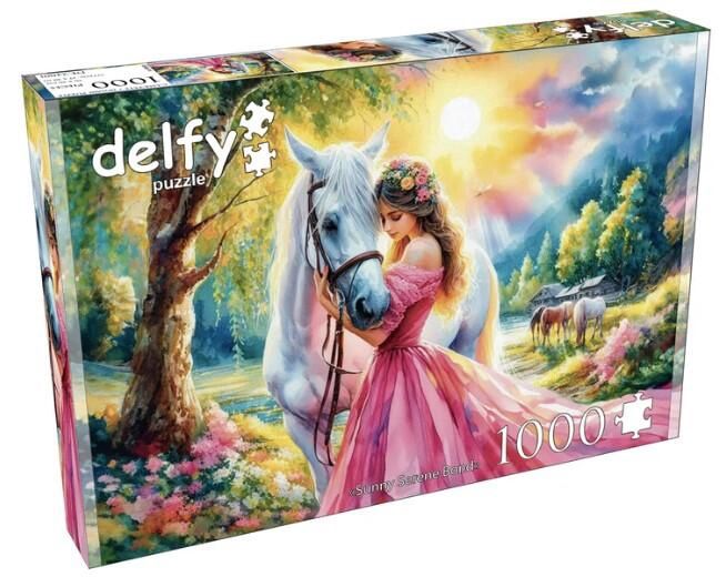 CASSE-TÊTE 1000 PIÈCES DELFY - LIEN SEREIN ET ENSOLEILLÉ (SUNNY SERENE BOND)