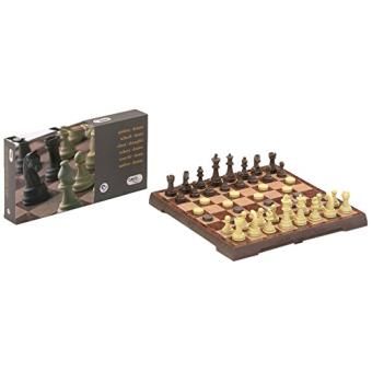 Jeu échecs et dames magnétique cayro