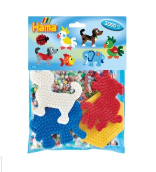 Hama 3000 pièces avec 4 plaques