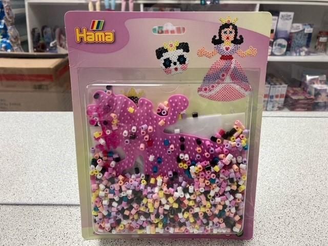 Hama - 1100 pces + 1 plaque princesse