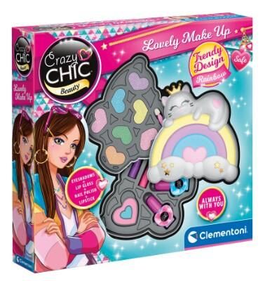 Clementoni Crazy Chic - Lovely maquillage arc-en-ciel