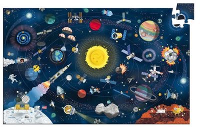 CASSE-TÊTE 200 PIÈCES D'OBSERVATION DJECO - L'ESPACE