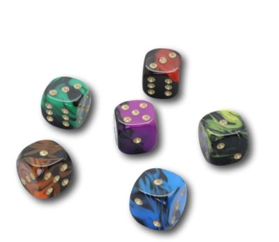 Dé 6 faces 20mm Gemini Signature