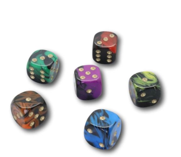 Dé 6 faces 20mm Gemini Signature
