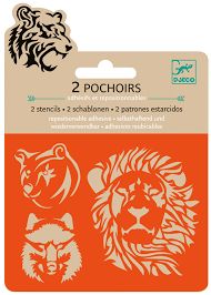 Djeco - Mini pochoirs sauvage