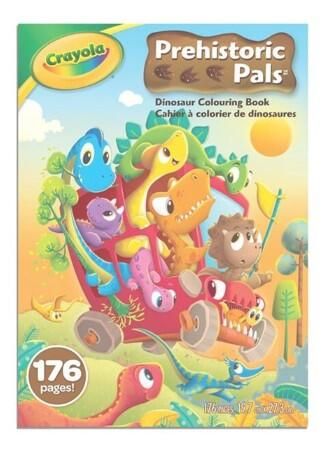 Crayola -cahier à colorier: Copains préhistoriques
