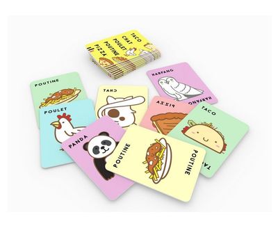 TACO, CHAT, POULET, POUTINE, PIZZA SUR LE DOS