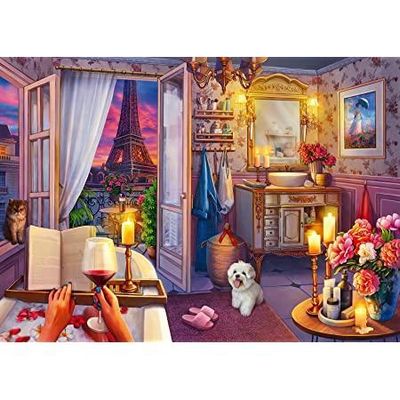 CASSE-TÊTE 500 PIÈCES XL RAVENSBURGER - DANS LA BAIGNOIRE
