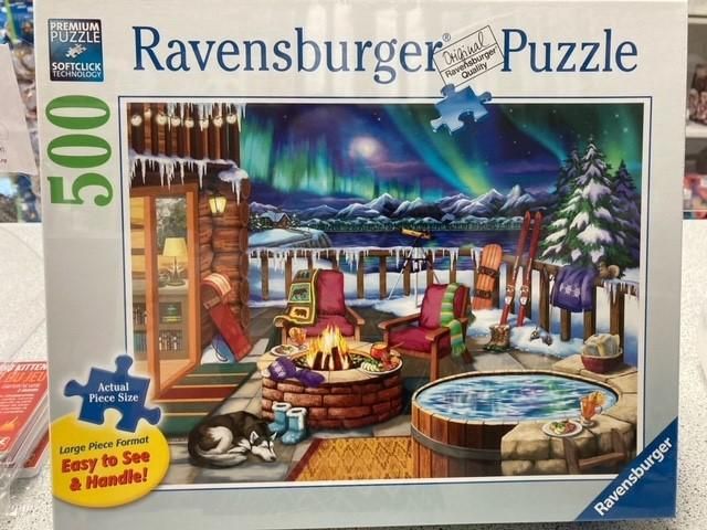 Casse-tête 500 pièces XL Ravensburger - Lumières du nord
