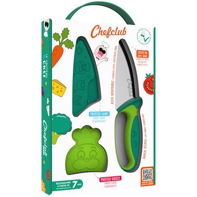 Chefclub - Le couteau du chef vert