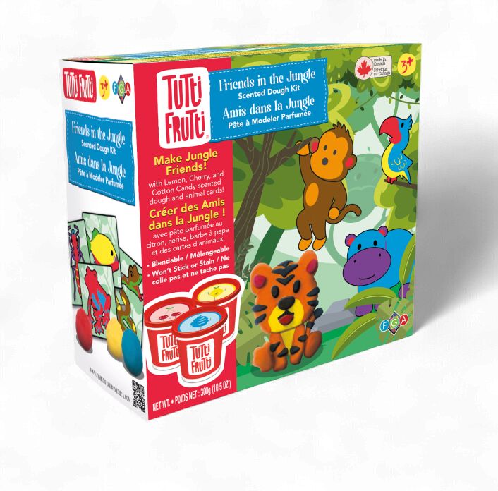 Pâte à modeler Tutti Frutti - Dans la jungle