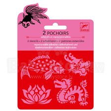 Djeco - Mini pochoirs asie