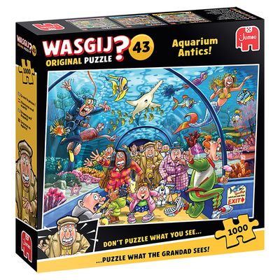 Casse-tête 1000 pièces Wasgij Original 43 - Ça sent le poisson!