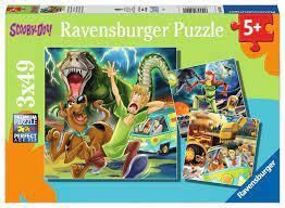 CASSE-TÊTE 3 X 49 PIÈCES RAVENSBURGER - LES AVENTURES DE SCOOBY DOO