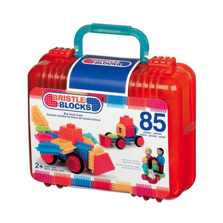 Bristle blocks - Bloc à soie mallette 85 pièces