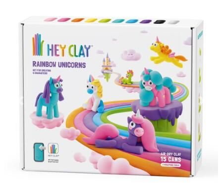Hay Clay ensemble d'argile - Licornes