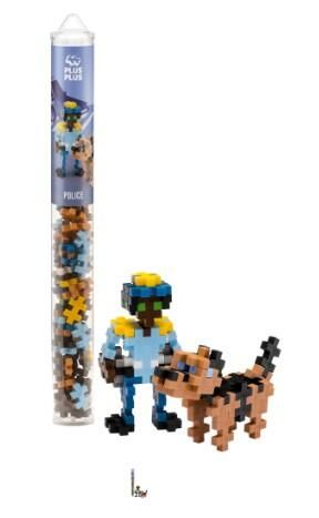 Plus-plus tube de 70 pièces - Police