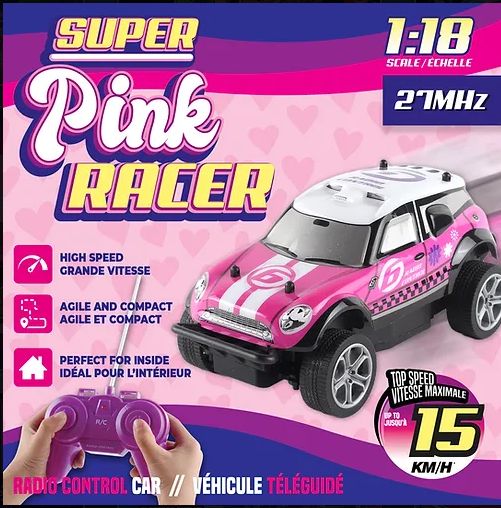 Téléguidé rc vus rose