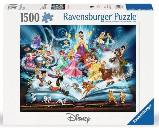 Casse-tête 1500 pièces Ravensburger Disney - Disney magical storybook