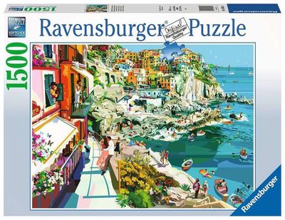 Casse-tête 1500 pièces Ravensburger - Romance dans les Cinque Terre