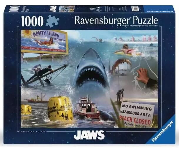 Casse-tête 1000 pièces Ravensburger - Jaws