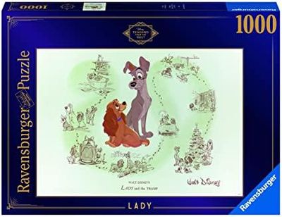 Casse-tête 1000 pièces Ravensburger Disney vault - Lady