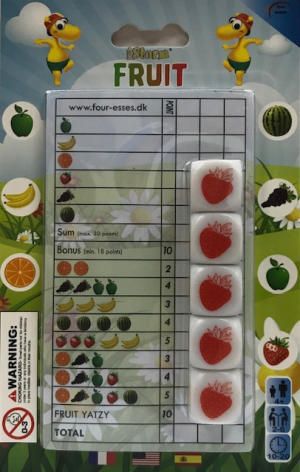 Jeu dés little storm - Fruits