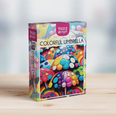 CASSE-TÊTE 1023 PIÈCES YAZZ - COLORFUL UMBRELLA
