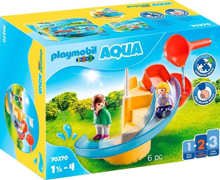 Playmobil 1-2-3 70270 - Toboggan aquatique