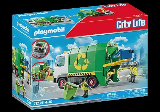 PLAYMOBIL 71234 - CAMION BENNE À ORDURES MÉNAGÈRES