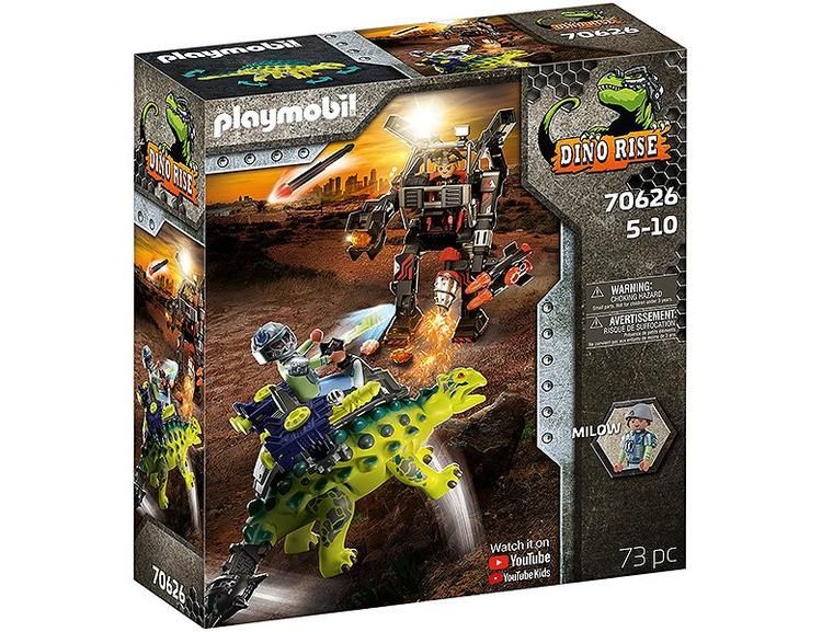 Playmobil 70626 - Saichania et robot soldat