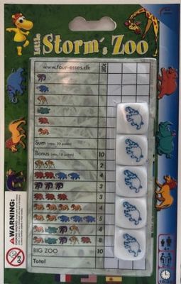 JEU DÉS LITTLE STORM - ZOO
