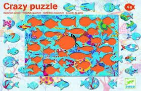Casse-tête 30 pièces Djeco - Crazy puzzle poisson