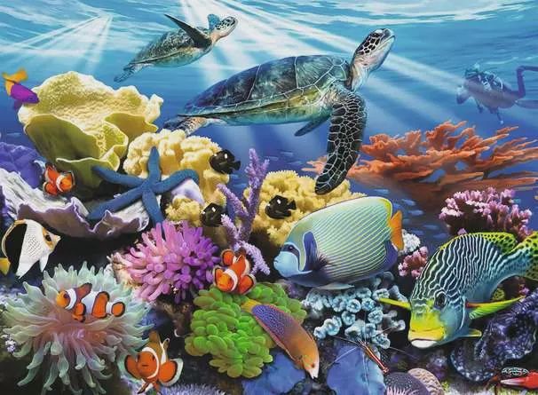 Casse-tête 200 pièces Ravensburger - Tortue de mer