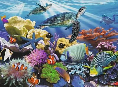 Casse-tête 200 pièces Ravensburger - Tortue de mer