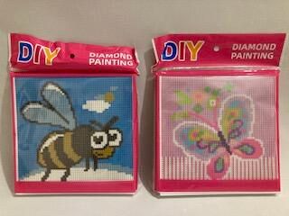 Broderie de diamant DIY - Insectes avec cadre
