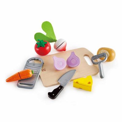 Ensemble aliments et planche Hape
