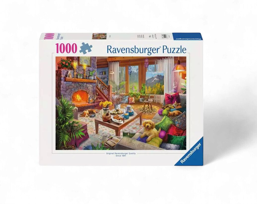 Casse-tête 1000 pièces Ravensburger - Intérieur confortable
